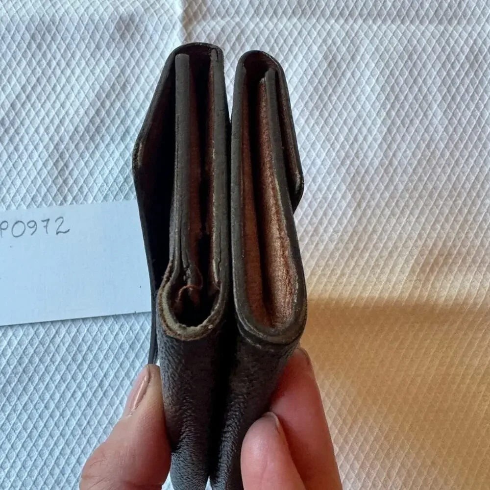 LV double snap Elise wallet billfold vintage monogram